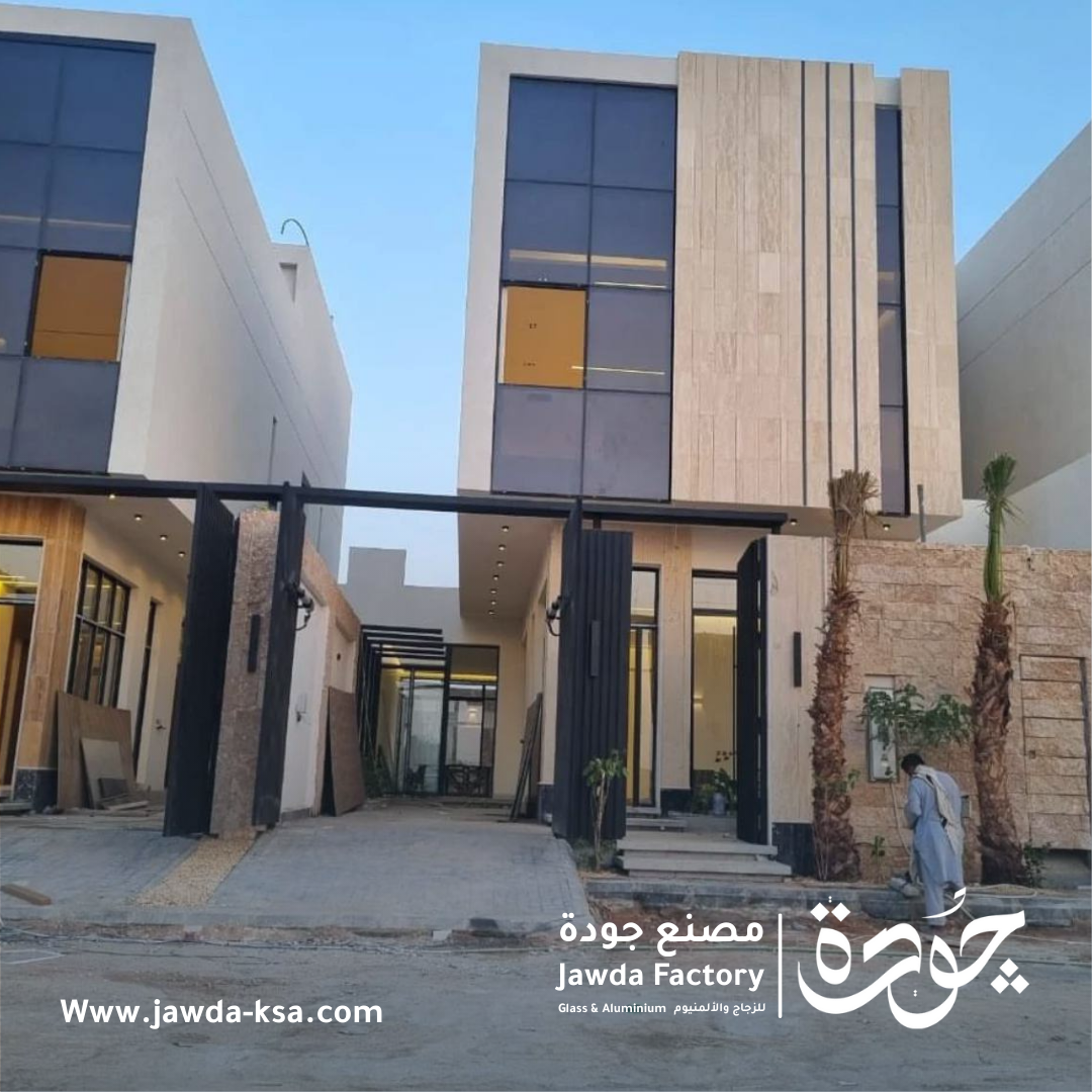 أبواب ألمنيوم مصنع جودة للزجاج والألمنيوم - أبواب ألمنيوم