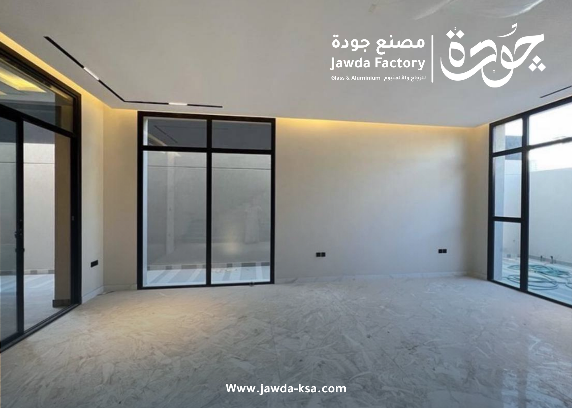 أبواب ألمنيوم مصنع جودة للزجاج والألمنيوم - أبواب ألمنيوم